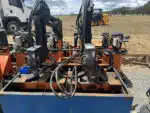 CME twin robot arm hydraulic / air operated bit grinders